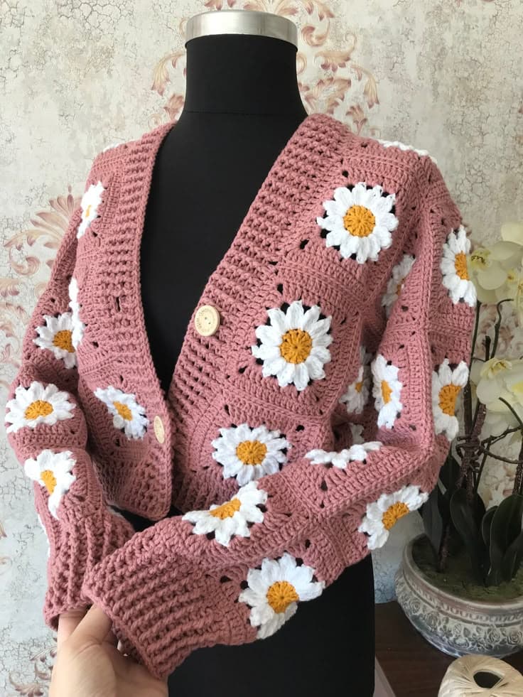 Crochet Cardigan view 3